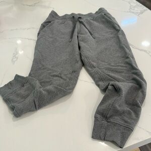 Gray Lululemon medium weight sweatpants